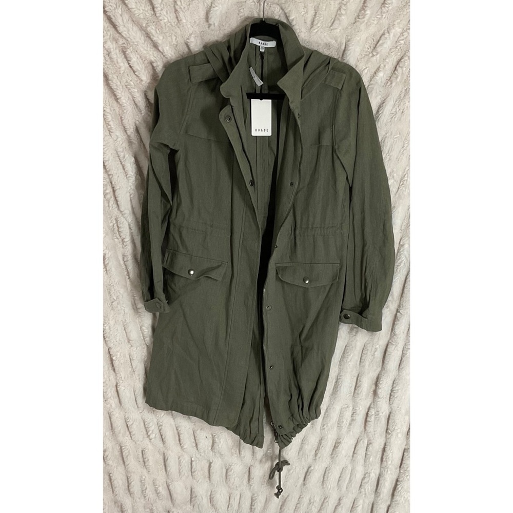 RO&DE Hooded Long Army Jacket